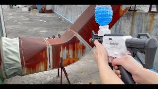KM-416 Mini Powerful Gel Ball Gun Unboxing & Shooting