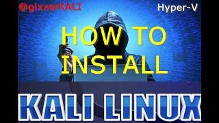 Step-by-Step Guide: Installing Kali Linux on Windows 10/11 with Hyper-V