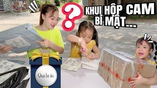 Mẹ Hà Hà Hí Và Em Mint Vy Bóc Hộp Cam Bí Mật Khui Được Cực Nhiều Món Đồ Giá Trị Siêu Kute