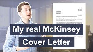 I applied to McKinsey with this Cover Letter - and got in! | Cover Letter for Job Application