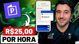 App Gringo pagando R$25 reais POR HORA - Sem Investir - Com PROVA DE PAGAMENTO!