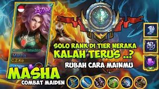 CARA PAKAI MASHA DI TIER EPIC ,MUSUH DIJAMIN EMOSI