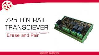 725 TRX Din Rail Transceiver | How to Erase and Pair | RF Solutions