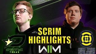 OPTIC TEXAS VS NEW YORK SUBLINERS ! MW2 PRO SCRIMS HIGHLIGHTS