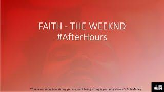 Faith Karaoke  - The Weeknd