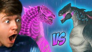 EVOLVED GODZILLA vs KING TITAN the FIGHT! (Reaction)