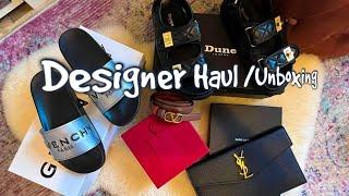 My BIRTHDAY HAUL (Ysl, Givenchy, Dune London & Valentino) Designer haul /Analy MC