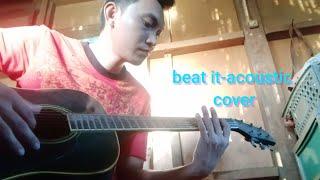 beat it-intro acoustic guitar cover