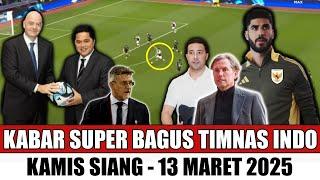 RESMI TEPAT TADI MALAM! TERIMAKASIH PAPA INFANTINO? 7 BERITA TIMNAS HARI INI13/3/25Kabar Timnas