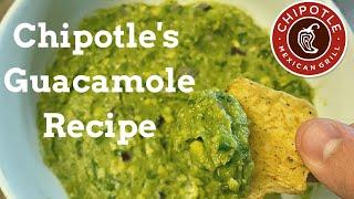 Chipotle Guacamole Recipe - Cooked by a Former Chipotle Employee!