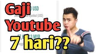 Berapa gaji Youtuber Pemula 1000 Subscribe (Sabahan Youtuber )