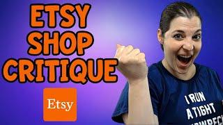 Etsy Shop Critique - Digital Download Shop Critique - Featuring M3 Farm Mootique