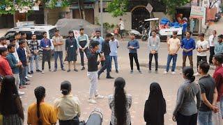 Outdoor public speaking | How to be confident | Public Speaking training | English speaking activity