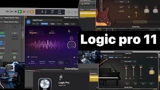 Logic Pro 11 - New update(ChromaGlow ,studio bass,studio piano…)