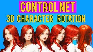 Create convincing 3D Character Rotations using Controlnet and custom openpose images!