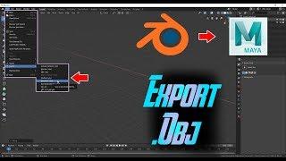 Blender Tutorial-Learning How to Export Your Work From Blender to Maya lldurfdurfll