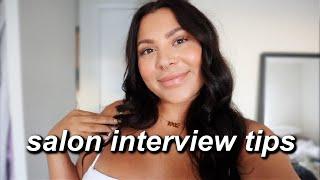 GET READY FOR A SALON INTERVIEW WITH ME + INTERVIEWING TIPS FOR HAIRDRESSERS, ASSISTANTS, FRONT DESK