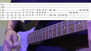 Munajat cinta (Guitar Tabs) the rock cover