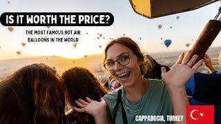 We rode in the CHEAPEST hot air balloon in CAPPADOCIA!