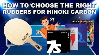 How To Choose Your Custom Table Tennis Premium Hinoki Carbon Blade & Rubbers