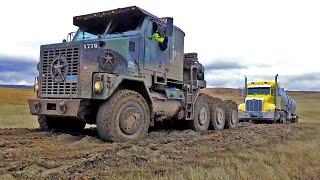 Oshkosh M1070 The Best and most beautiful truck in US Army | Oshkosh M1070 Stuck | M1070 Off-Road