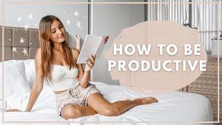 How To Stop Procrastinating & Be Productive (simple life tips)