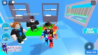 Youtuber Obby Race ft SwordBubbles and GoofyCatStar