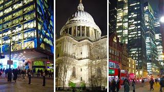 [4K] City of London & St Paul's Night Walk