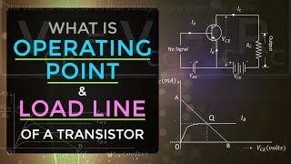 What is Operating Point & Load Line of a Transistor | Transistor Biasing | EDC | Analog Electronics