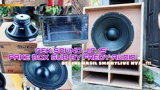 CEK SOUND JIC PAKAI BOX SUBWOOFER BY FREDY AUDIO