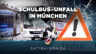 Schulbus-Unfall in München: 12 Verletzte bei Kollision mit Trambahn