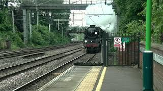 35018 British India Line passing through Atherstone on the 4th of June 2024