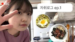 자취 vlog | 자취로그지만 탄수화물 잔뜩인 먹방만 잔뜩  | 가성비로 집 꾸미기 | 대학생 자취