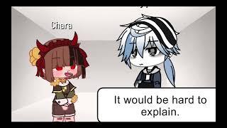 (my) Chara meets fanon Sans || Undertale || Gacha Club