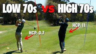 Difference between Scratch Golfer vs 11 Handicap Golfer