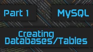 How to create Database, Tables and Add Columns in MySQL