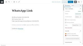 How to Create a WhatsApp Link to Start Chat?