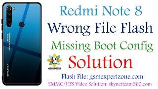 Redmi Note 8 Wrong File Flash Boot Config Solution || Emmc Repair Ufi || Skynet Team