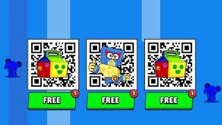 NEW! SPONGEBOBFREE GIFTS QRCODE!BRAWL STARS NEW UPDATE