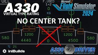 WHY does the A330-300 NOT have a CENTER TANK? | Real A330 Pilot