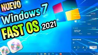 El NUEVO Windows 7 2021 REMASTERIZADO / Nueva VERSION Fast OS 7 Más OPTIMIZADO!