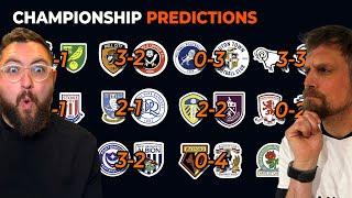 Our Championship Score Predictions - Game Week 5