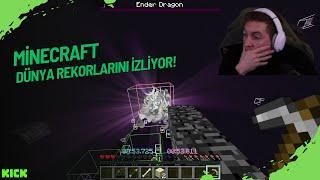 RRaenee - MİNECRAFT DÜNYA REKORLARINI İZLİYOR! @RRaenee