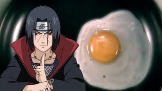 Cooking Perfect Sunny Side Eggs Using Mangekyou Sharingan Itachi (REAL LIFE ANIME FOOD RECIPES)