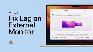 How To Fix Lag on External Monitor (Mac OS)