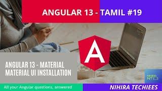 Angular 13 tutorial in Tamil #part19 Material UI in Angular || how to install angular UI