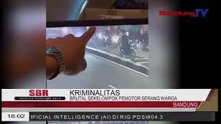 BRUTAL SEKELOMPOK PEMOTOR SERANG WARGA