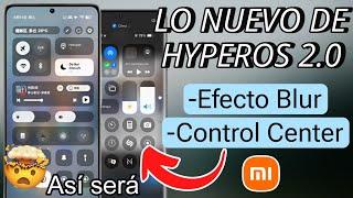 NUEVO CENTRO DE CONTROL HYPEROS 2.0 CON EFECTOS BLUR | CONCEPTOS!