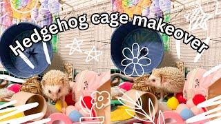 HEDGEHOG CAGE MAKEOVER AND DEEP CLEAN
