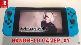 NieR: Automata The End of YoRHa Edition on Nintendo Switch | Handheld Gameplay | Japanese Dub